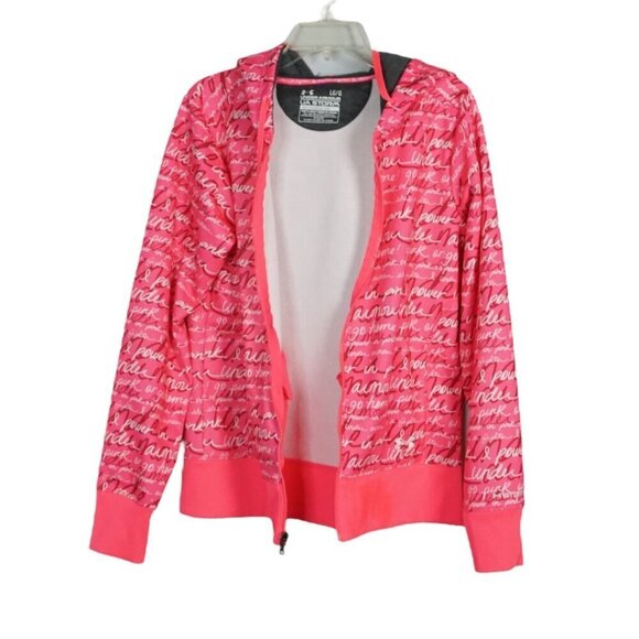 Under Armour Bright Pink UA STORM Zip-Up Jacket, Large - Picture 2 of 2